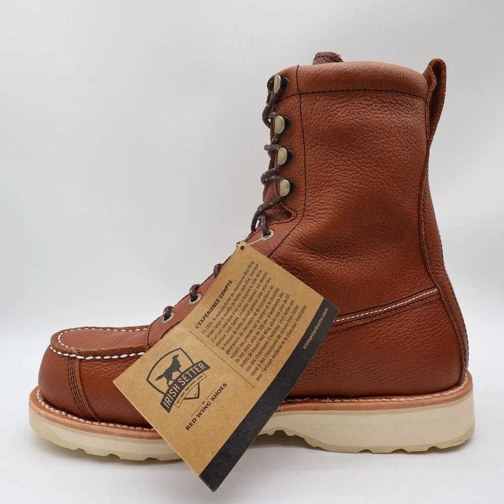 Irish Setter Boots Mens 10.5 D Wingshooter Leather Waterproof 894 9 Inch NIB